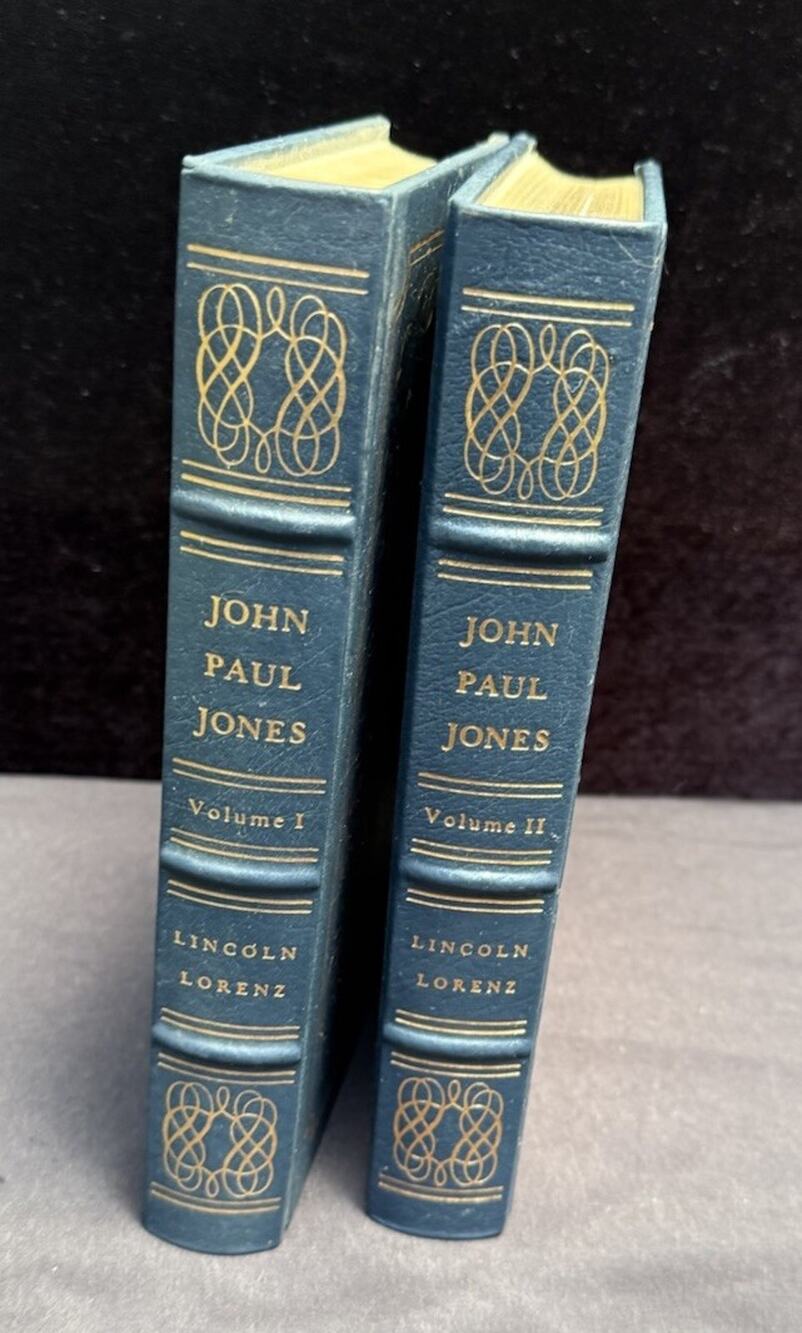 Easton Press John Paul Jones by Lincoln Lorenz Vol 1 & 2 American History